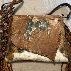 Crimson Willow Purse